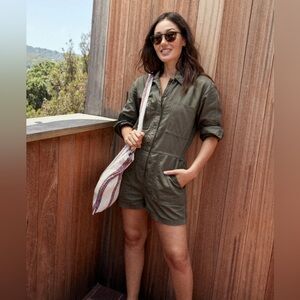 Outerknown Station Suit Shortall - Olive Night